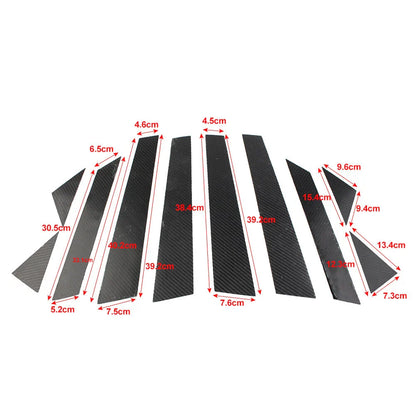 10 Pcs B Pillar Post Cover Trim for Audi A4 (2017-2022)