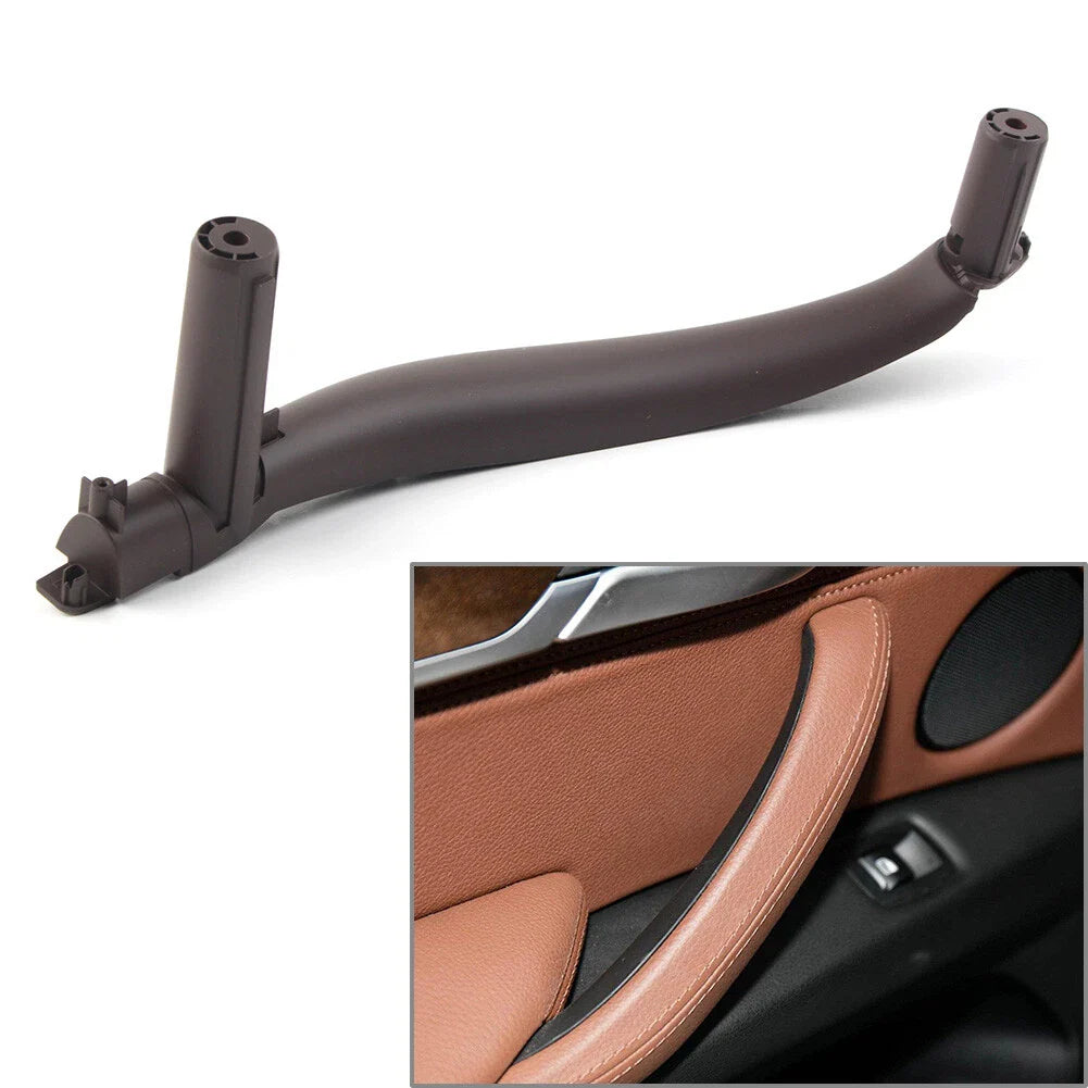 Mocha Left Interior Door Pull Handle Trim Cover for BMW X5 X6 (2014-2020)