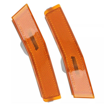 Amber Front Bumper Side Marker Light Shells for Lincoln MKX (2007-2010)