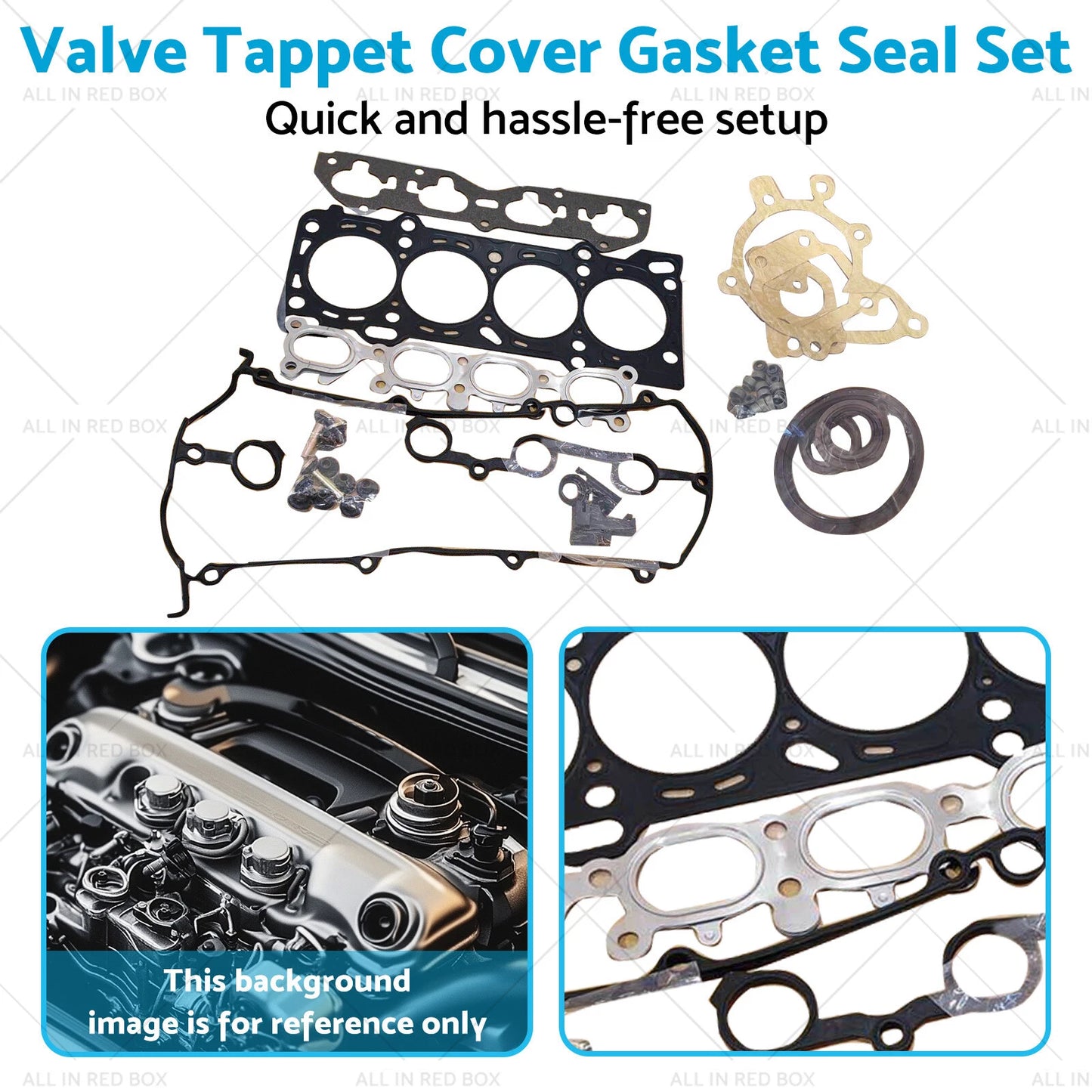 Valve Tappet Cover Gasket Seal Set for Mazda 323 (1998-2003)