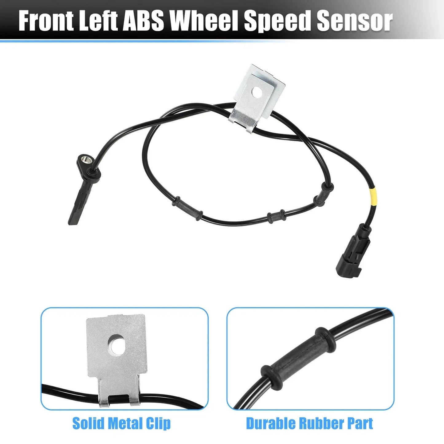 Front Left ABS Wheel Speed Sensor for Chevy Equinox, GMC Terrain (2010-2017)