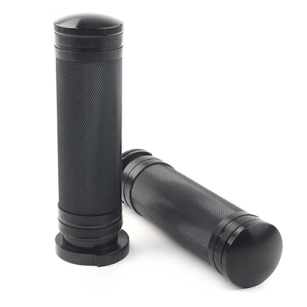 Black Handlebar Handgrip for Harley Sportster Dyna Softail Touring