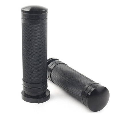 Black Handlebar Handgrip for Harley Sportster Dyna Softail Touring