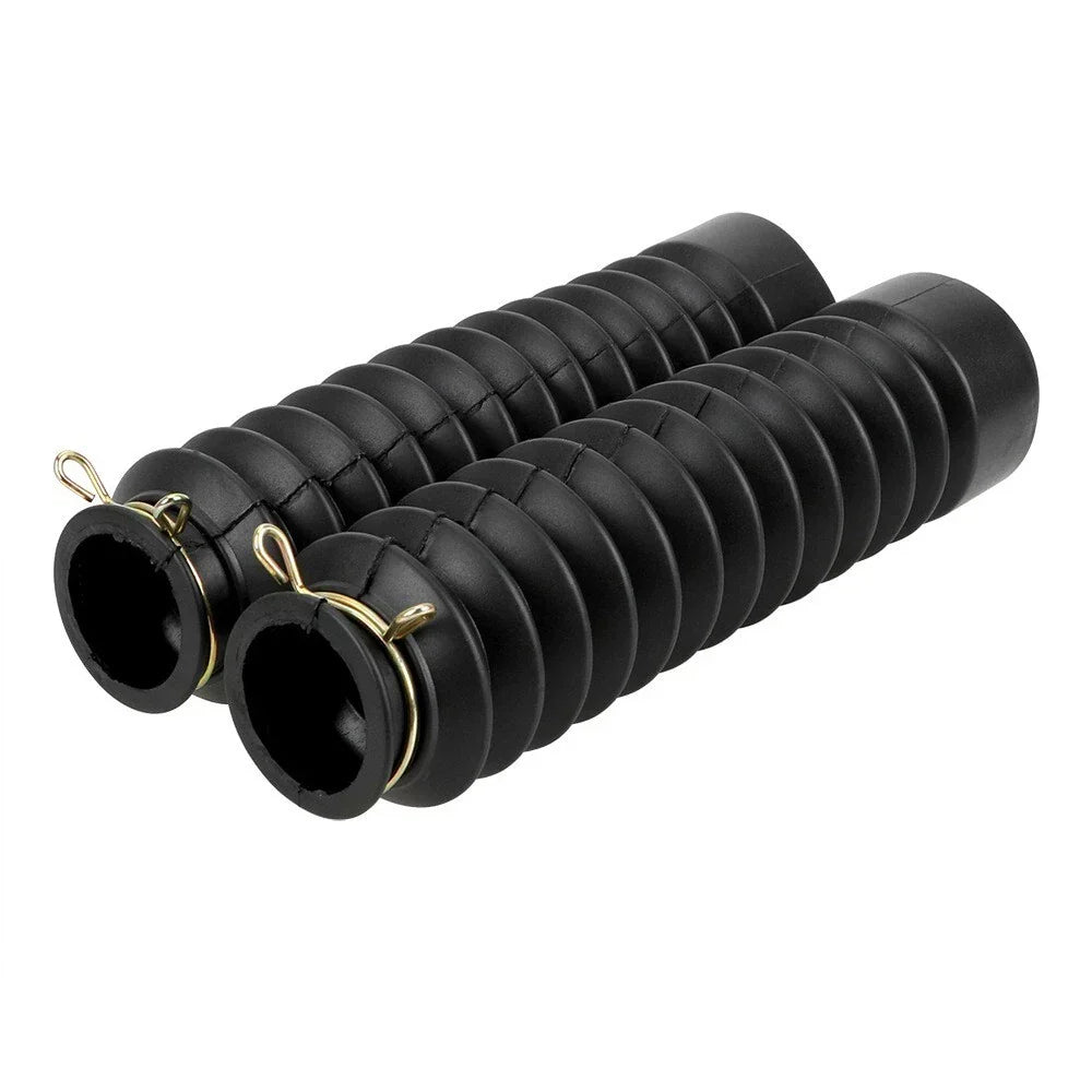 Black Front Fork Dust Boots for Honda CG125 Dirt Bike