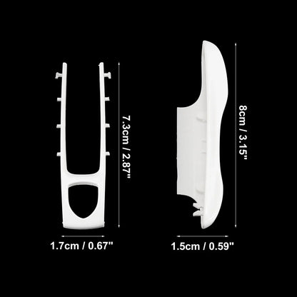 White Painted Key Cover Fob Shell for Porsche Panamera Cayenne (2010-2023)