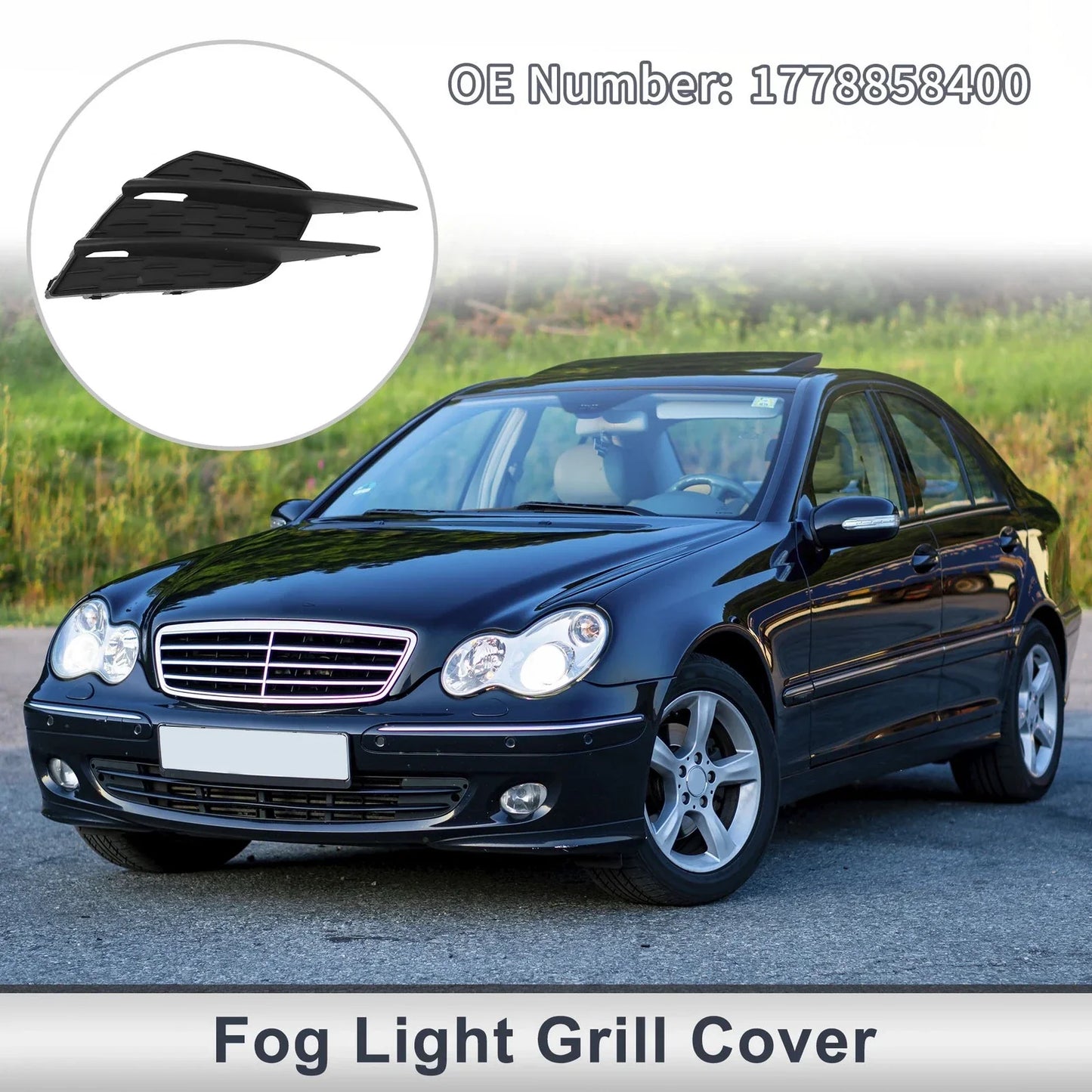 Front Right Fog Light Grill for Mercedes Benz W177 (2019-2020)