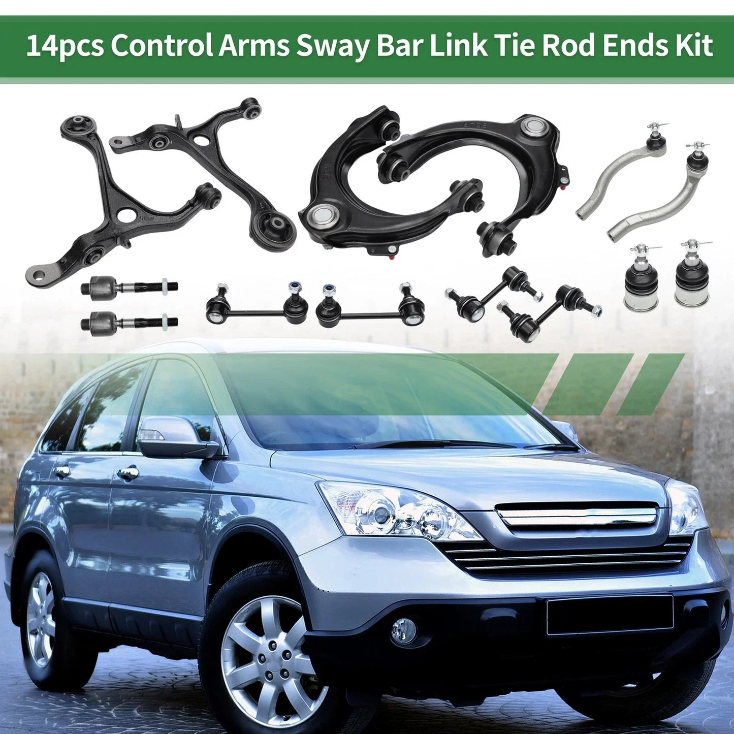 14 x Front Suspension Control Arm Kit for Honda Accord (2003-2007)