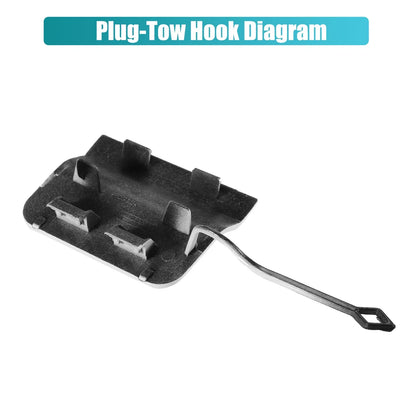 Rear Bumper Tow Hook Cover for Mercedes Benz C250 C300 C350 (2012-2015)