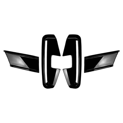 Black Front Bumper Air Vent Spoiler for BMW 4 Series G22 G23 M Sport (20-24)