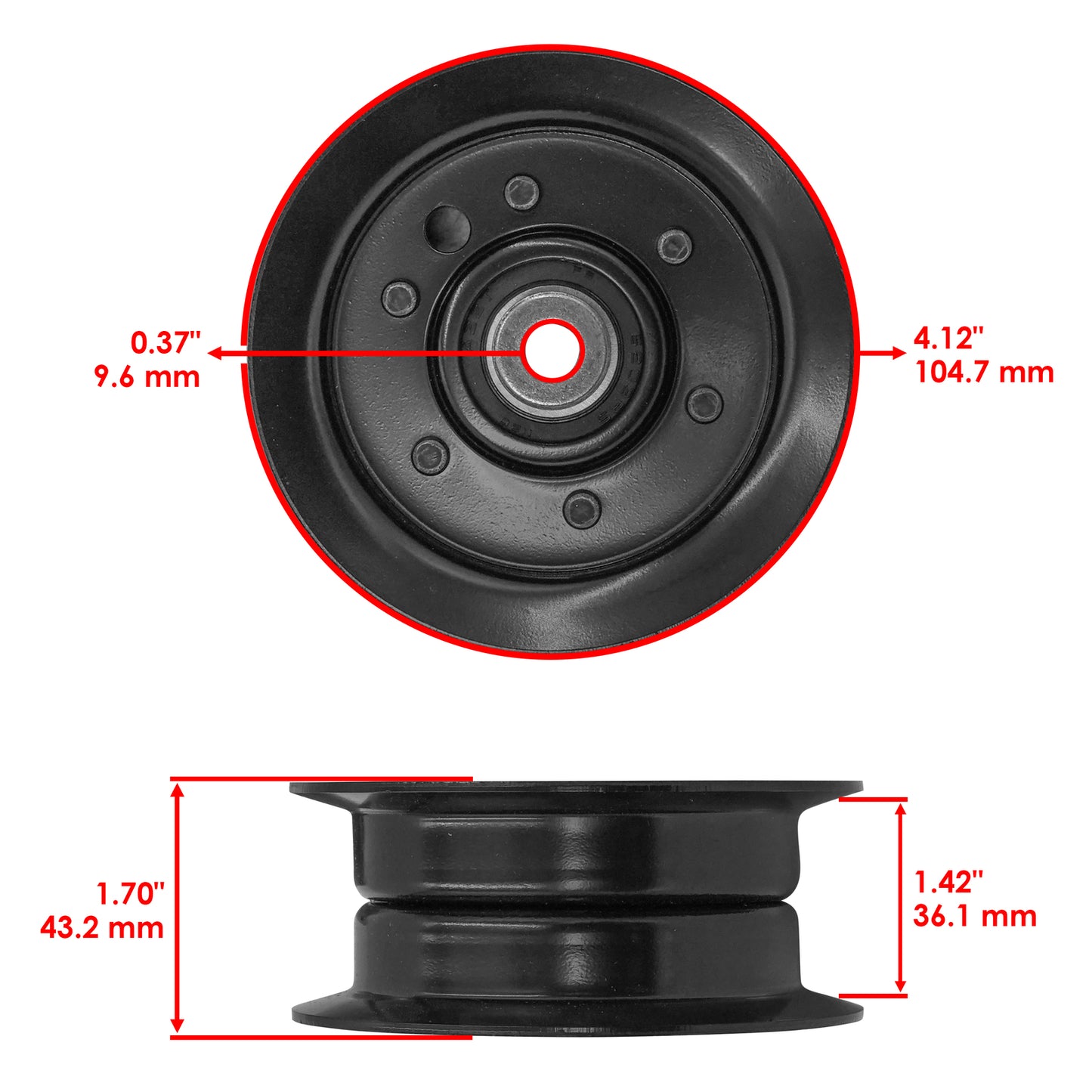 Deck Spindle Assembly with Blade and Pulleys for Toro TimeCutter 14-38 (2008–2017)