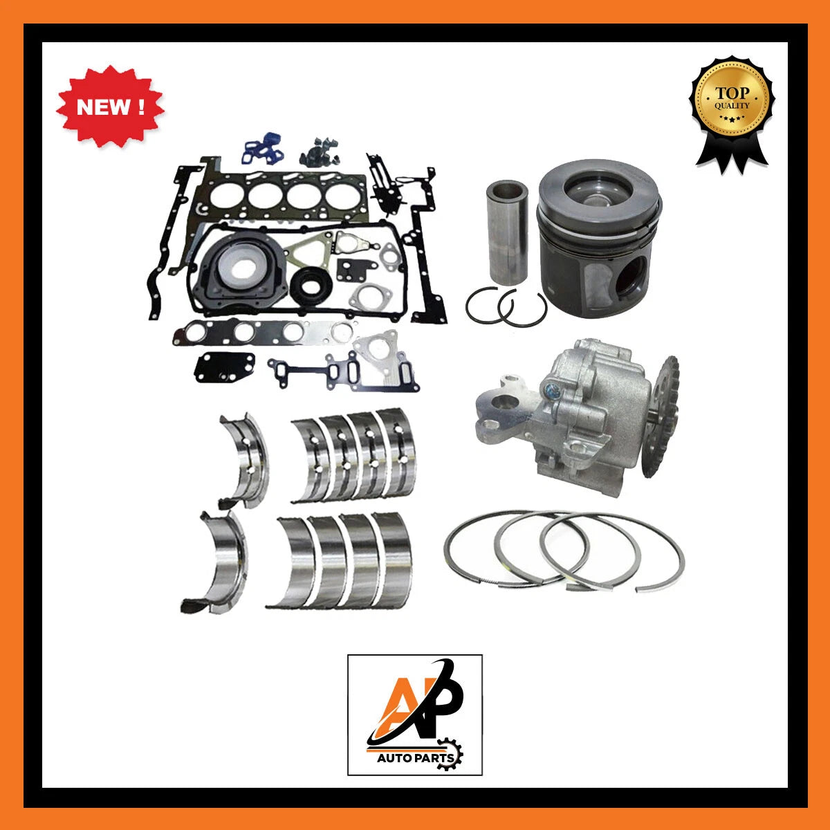 Engine Gasket Set and Engine Rebuild Parts Kit for Ford Ranger (2011–2018)