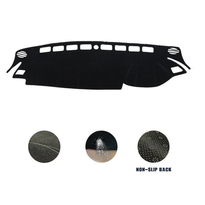 Non-Slip Dash Mat for ISUZU D-MAX MU-X 2020-2022 Dashboard Cover Black