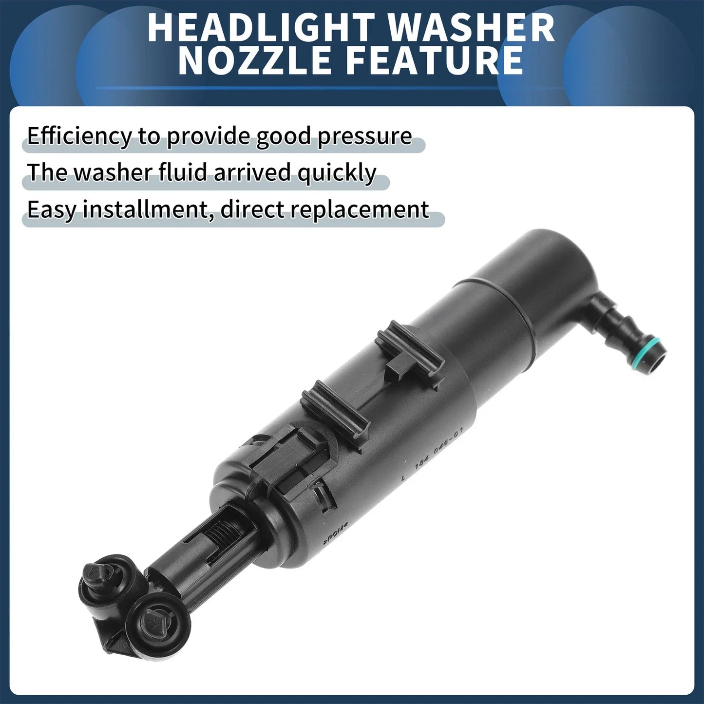 Driver Side Headlight Washer Nozzle for Mercedes-Benz C200 (2007-2015)