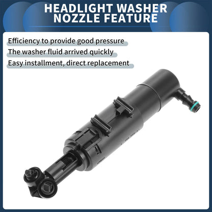 Driver Side Headlight Washer Nozzle for Mercedes-Benz C200 (2007-2015)