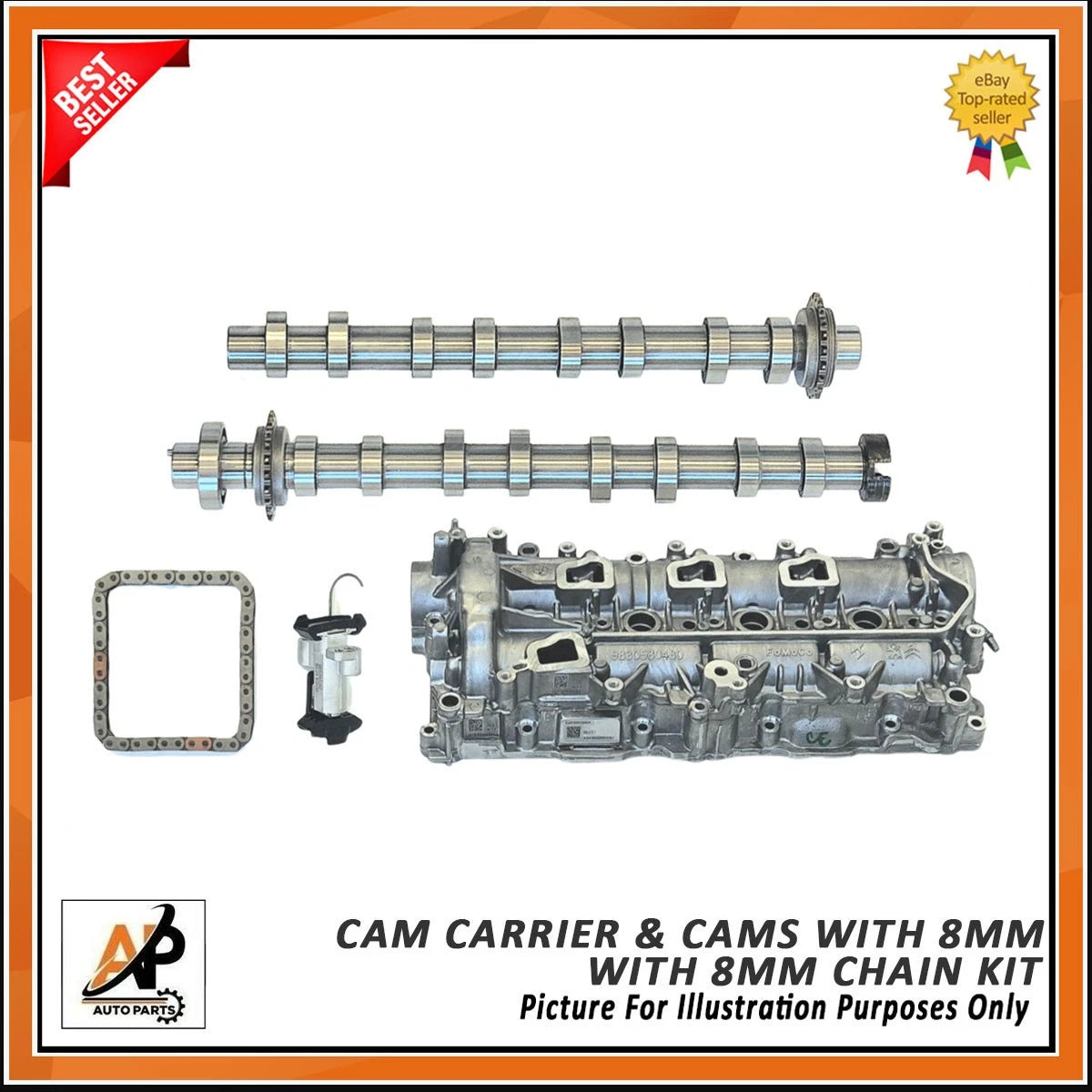Camshaft Assembly Replacement with Chain and Seals for Citroen 1.5 BlueHdi (2014–2020)