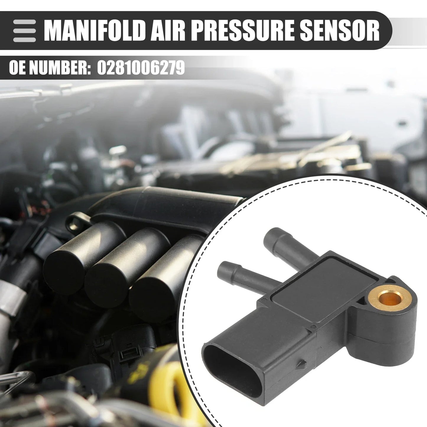 Manifold Air Pressure Sensor for Mercedes-Benz GLK250 (2013-2015)
