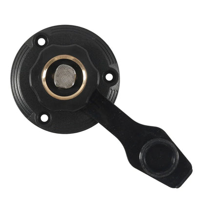Black RV City Water Inlet Check Valve Flange Hose Connector