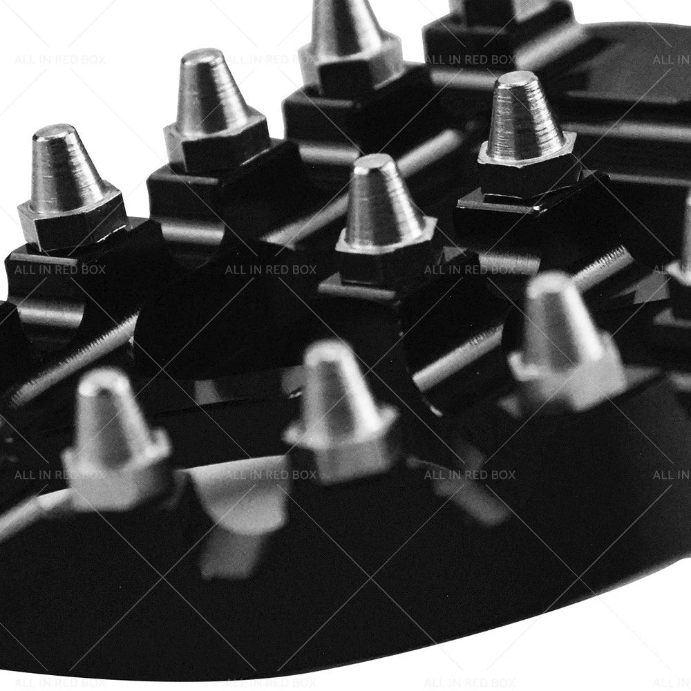 Wide Foot Pegs 360° Rotating for Harley Dyna Sportster Fatboy