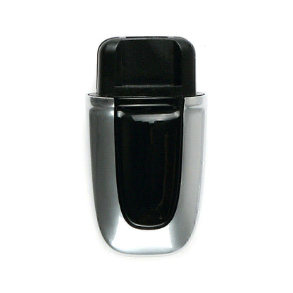 Silver ABS One Button Start Key Cover Case for Macan (2015-2023)