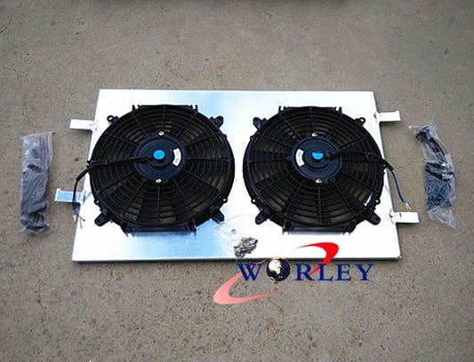 Aluminum Radiator Shroud & Fans for Holden Commodore VY 6Cyl V6 (2002-2004)