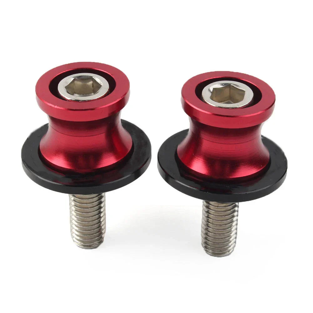 8MM Swingarm Spools Slider Screws for KAWASAKI ZX6R (2012-2021) Red CNC