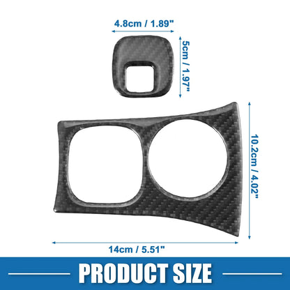 Ignition Key Hole Panel Covers for Chevy Corvette C5 Black (1997-2004)