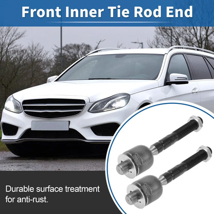 2 x Front Inner Tie Rod End Links for Mercedes-Benz ML320 (1998-2003)