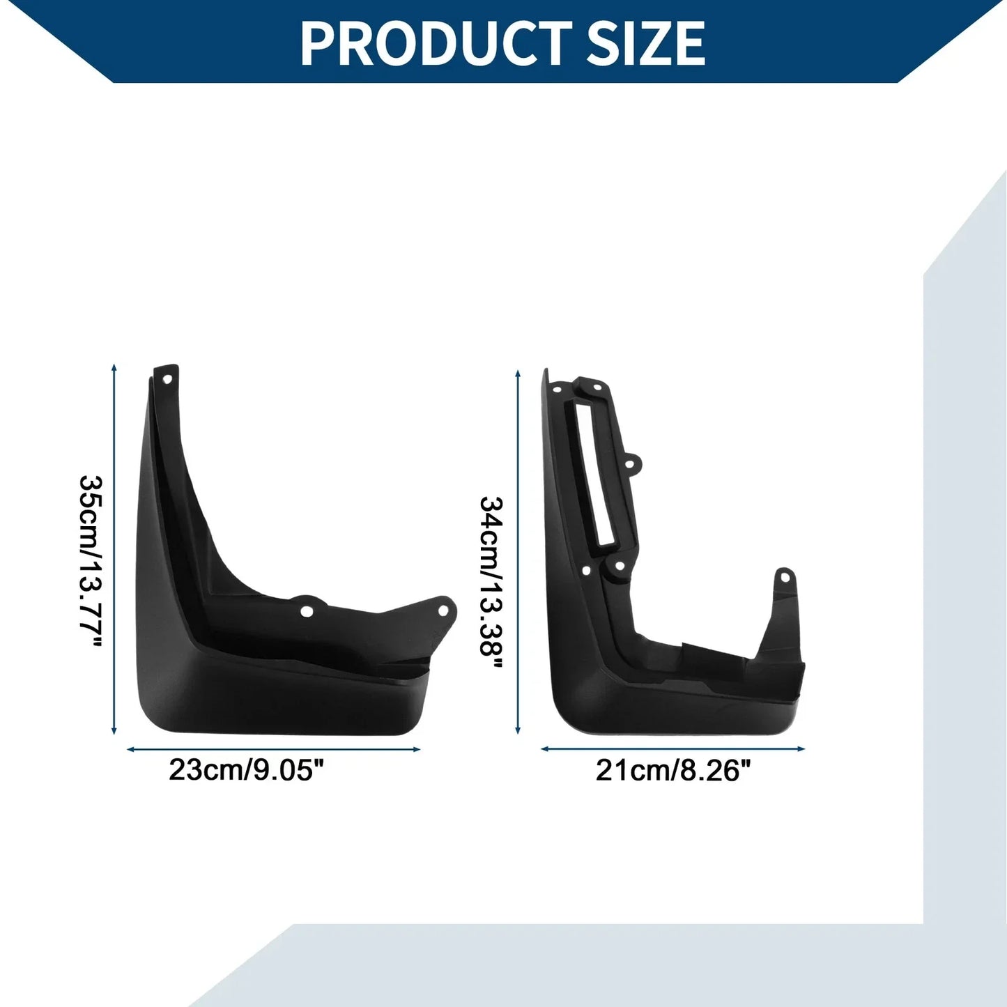 Mud Flaps Splash Guards Set for Mercedes-Benz GLE Coupe (2020-2023)
