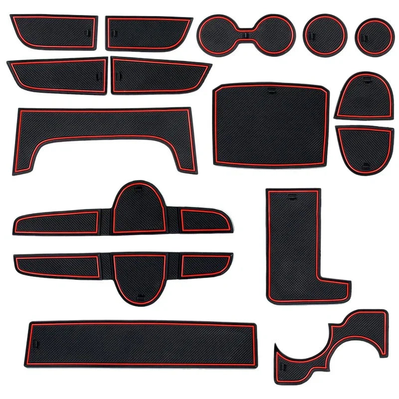 Door Slot Mats Pad Rubber for Kia Forte K3 (2019-2020)