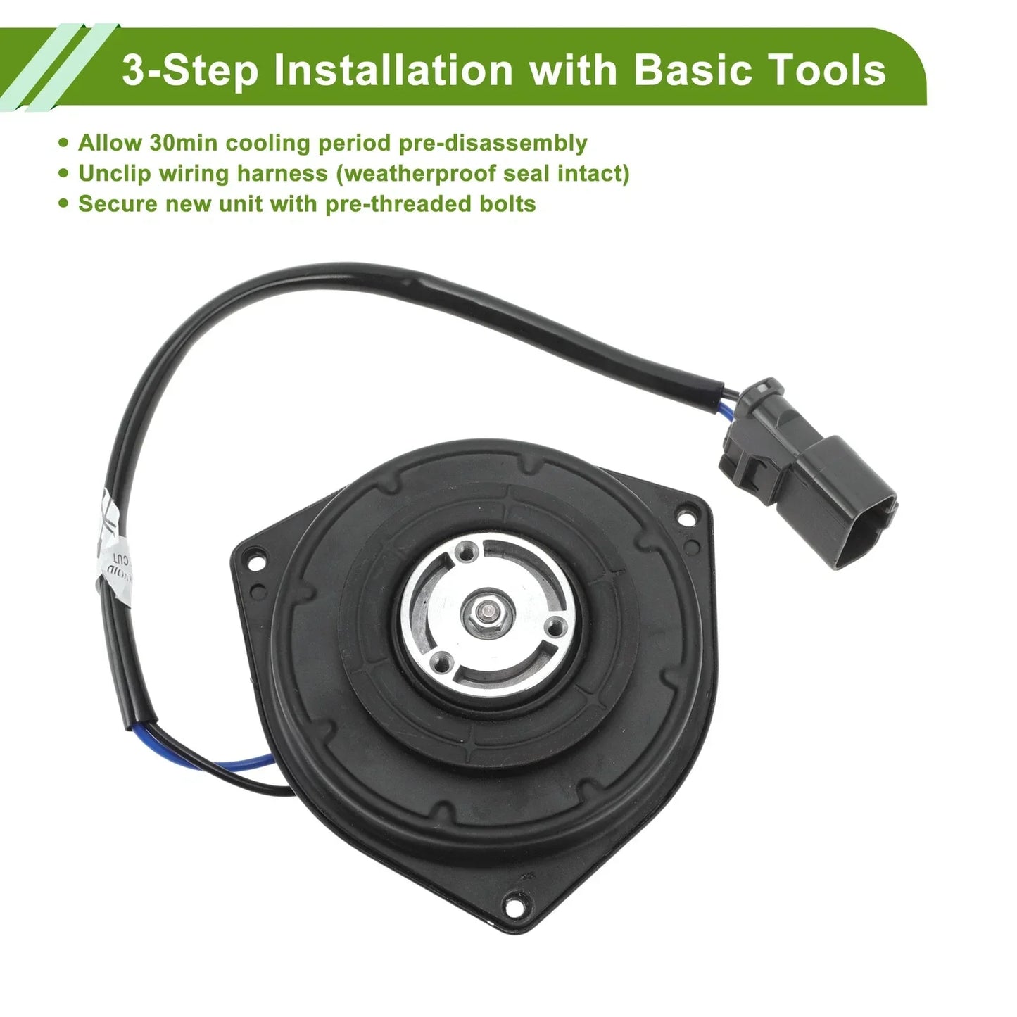 Radiator Fan Motor for Honda CR-V (2003-2011) 1 x Motor