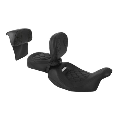 Rider & Passenger Seats & Backrest Pad for Harley CVO Road Glide (2014-2023)