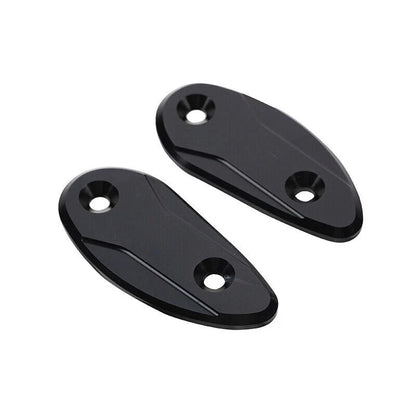 Rearview Mirror Block Off Base Plates for Honda CBR1000RR 2008-2017 Black