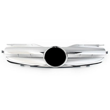 Front Upper Grill Silver for Mercedes Benz SLK Class (1998-2004)