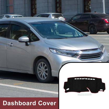 Dashboard Cover Mat for HONDA Shuttle (2015-2024) Sun Protector Pad Black Red