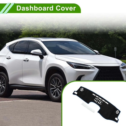 Dashboard Cover Mat for Lexus NX200T/NX300/NX300h (2014-2020) Black Blue
