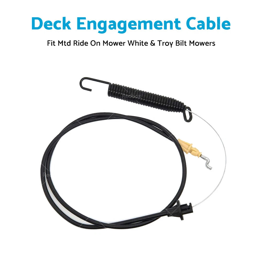 Deck Engagement Cable for MTD Ride On Mower & Troy Bilt (Fits Various Years)