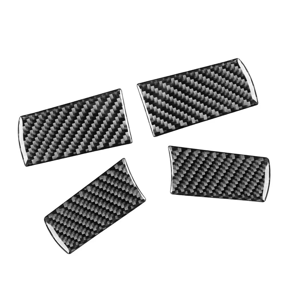 4pcs Carbon Fiber Steering Wheel Cover for Chrysler 300 300C (2005-2010)