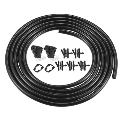 2 x Windshield Washer Nozzles & 2.5m Hose Kit for Dodge (2011-2023)