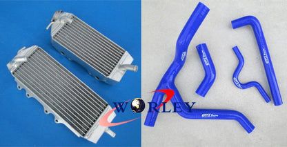 Aluminum Radiator & Hose for Kawasaki KX250F KXF250 (2006-2008)