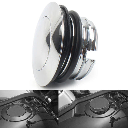 Left Hand Thread Fuel Tank Gas Cap Cover for Harley Motorcycle (1982-2017)