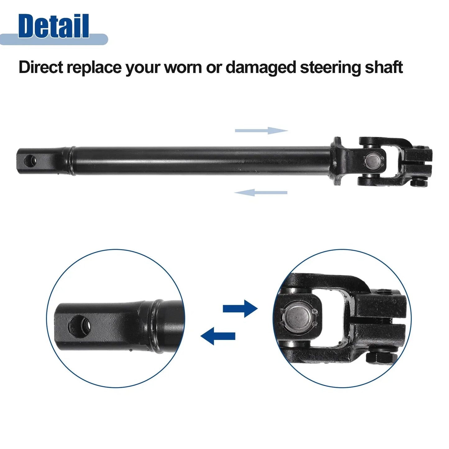 Intermediate Steering Shaft for Dodge Ram 1500 2006-2008 (2 x)