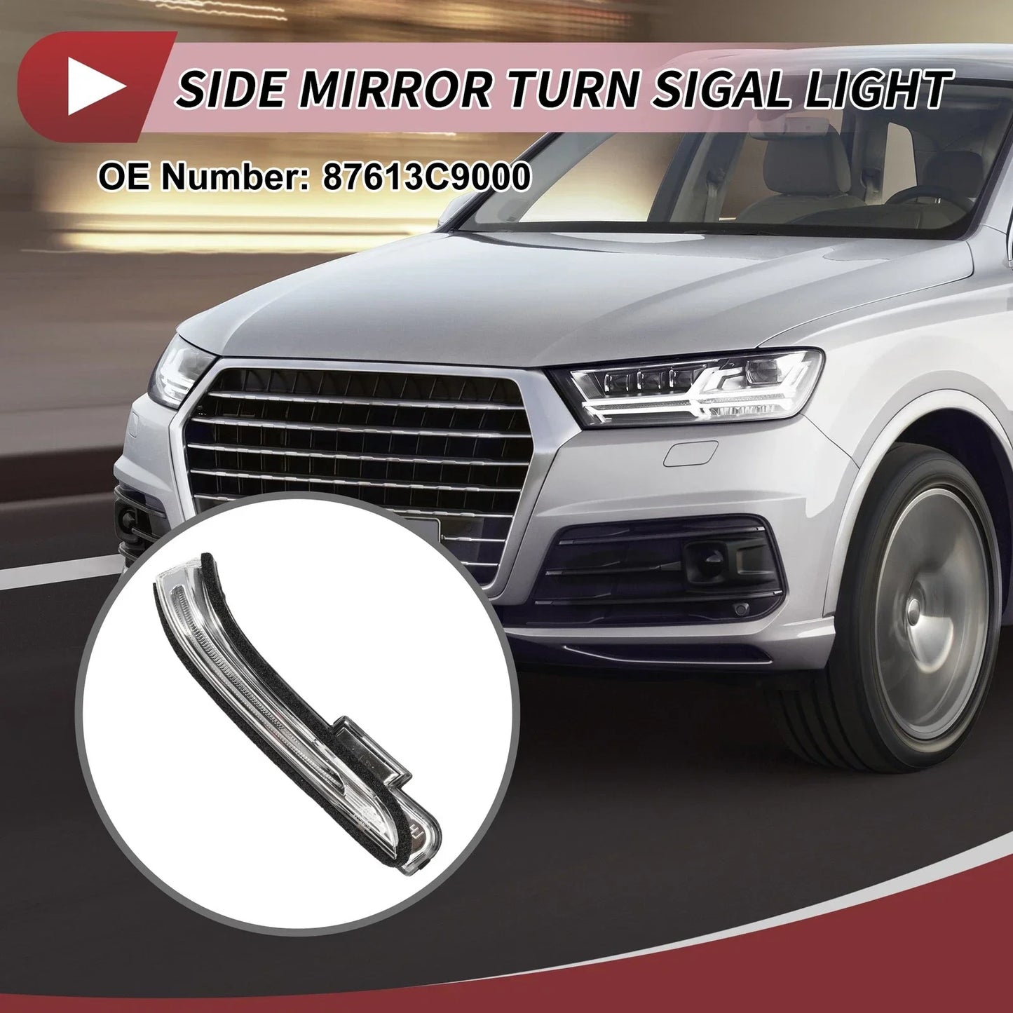 Right LED Turn Signal Light for Hyundai Creta IX25 (2015-2023)