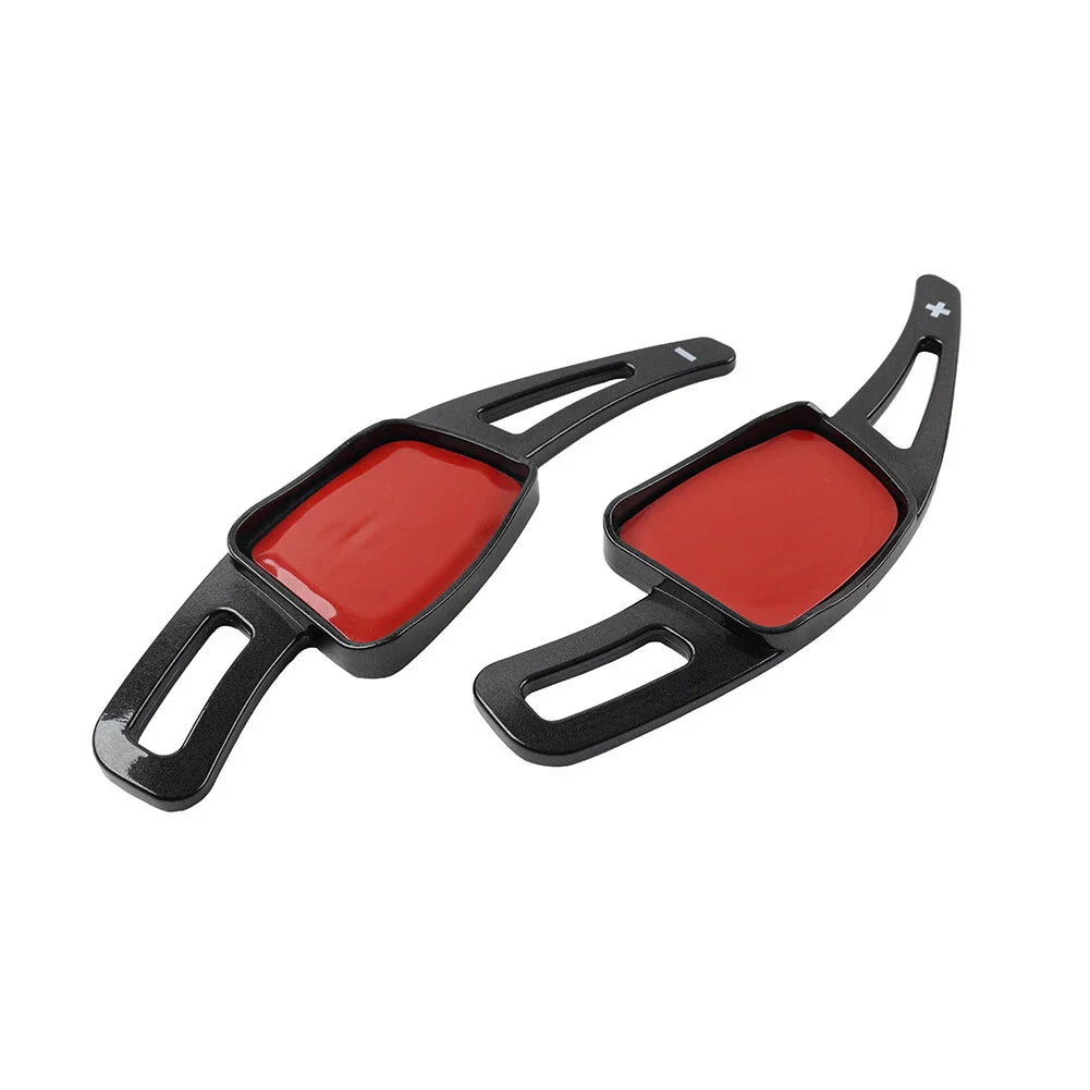 Black Steering Wheel Paddle Shifter Extensions for Audi A3 A4 A5 Q3 Q5 Q7 Q8