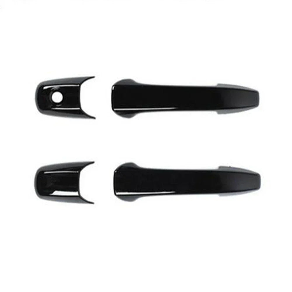 Black Front Exterior Door Handle Covers for Ford Mustang (2009-2014)