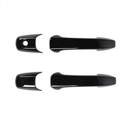 Black Front Exterior Door Handle Covers for Ford Mustang (2009-2014)