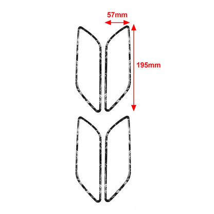 4 x Interior Door Handle Bowl Cover Trim for Audi A3 S3 RS3 (2013-2020)