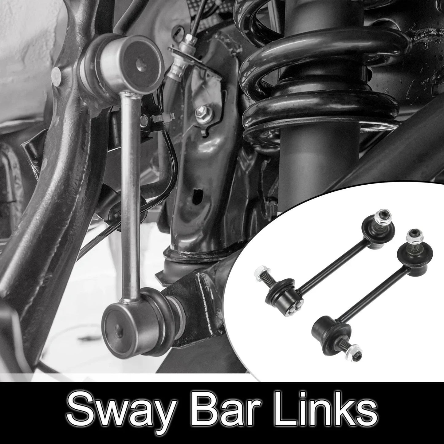 2 x Rear Sway Bar Links Stabilizer Kit for Honda CR-V (1997-2001)