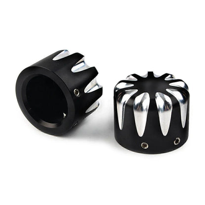 CNC Cut Front Axle Cap Nut Cover for Harley Electra Glide & Sportster (All)