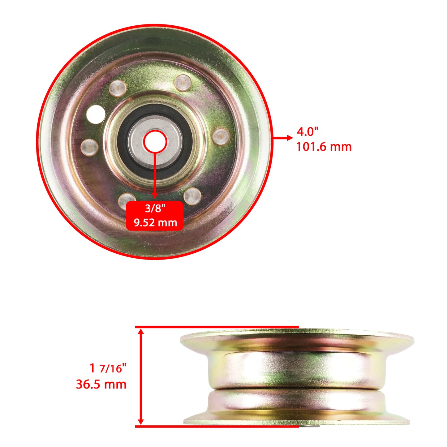 Deck Spindle Blade Belt Pulley Kit for Husqvarna LTH1842 LTH2142 (42")