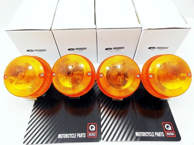 Kawasaki KZ1000 77-79 Left Right Turn Signal Indicator Blinker Assy Set 2